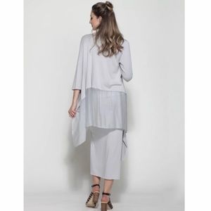 Beau Jours 2 Pieces Asymmetrical Shirt Dress And Matching Tunic Size M NEW